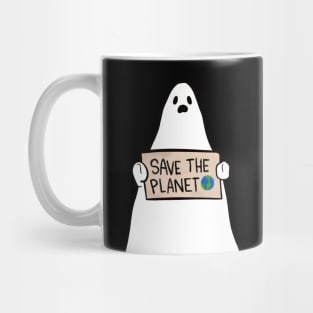 Climate change Ghost Halloween Mug